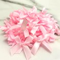 thumbnail image 3 of (200 unids/pack) lazos de cinta rosa fresco tamaño pequeño lazo de cinta de satén flor artesanía decoración trabajo hecho a mano decoración de fiesta DIY, 3 of 5