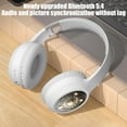 thumbnail image 4 of Bluetooth Headphones Wireless Earbuds, Noise Cancelling Bluetooth 5.4 Headphones, Foldable Lightweight Over Ear Headset with 10 Hour Battery Life, HD Call, Intelligent Noise Reduction, 4 of 9