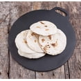 thumbnail image 3 of Victoria Round Cast Iron Oven Dosa Pan Nonstick Grill with Loop Handle Black 12 inch, 3 of 7