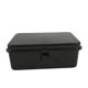 thumbnail image 4 of Caja de almacenamiento de metal con tapa, organizador de escritorio rectangular en blanco Negro, 4 of 9