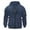 Blue, variant on DDAPJ pyju Mens Zip Up Hoodie Long Sleeve Fleece Hooded Sweatshirts Casual Athletic Full Zipper Jacket with Pockets Blue XL
