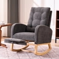 thumbnail image 3 of Soft and Comfortable Seating - Indoor Living Room or Nursery Rocking Chair for Fatigue Relief, 3 of 5