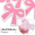thumbnail image 3 of OULII 40Pcs Absorbent Birthday Dining Tissue Pink Paper with Bow Shape for Women, 3 of 8