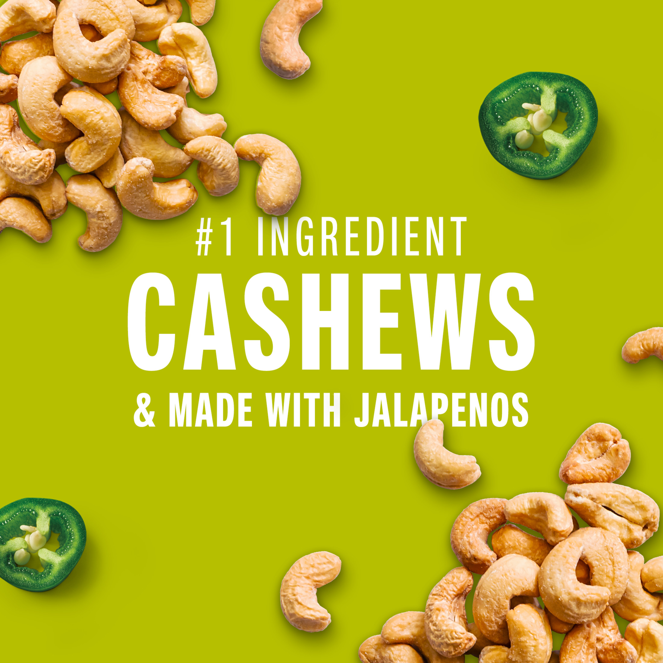 KIND Savory Nut Bars, Gluten Free Snacks, Roasted Nuts & Jalapeno, 8.4oz Box (6 Bars)