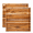 Teak-18" x 14" x 0.6" (Set of #2), variant on Teak 24"L x 18.1"W Edge Grain Butcher Block for Meat and Professional Kitchen Prep