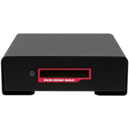 UPC: 0655408280198 | blackjet vx-1r  red mini-mag reader usb 3.1 gen 2 (red approved)  525 mb/s read speeds  red cinema camera