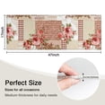 thumbnail image 5 of Pioneer Flower Floral Print Pattern Kitchen Rug Mat,Kitchen Runner Rugs Non Skid Washable,Decorative Kitchen Floor Mats for Kitchen,Sink,Laundry,17"X47", 5 of 5