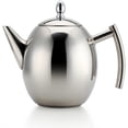 thumbnail image 1 of fafa-One-Pine Ensemble de Théière en Acier Inoxydable avec Infuseur Filtre et Couvercle, Grande Capacité 1.5 L/51 oz Diffuseur pour Thé en Vrac, Thé Vert, Café (Argent), 1 of 4