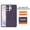 Purple, variant on Kryonix For Samsung Galaxy S25 Ultra 6.9" Case Built-in Magnetic Ring Stable Adsorption Wireless Charging Anti-Slip Sweatproof Phone Cove,Umber