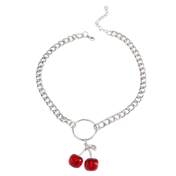 KONTONTY Women's Festival Necklace with Dark Pendant, Stylish Jewelry Accessory for Special Occasions