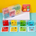 thumbnail image 5 of Bloques de construcción del cubo de Rubik que cambian de cara Tú lloras y yo río Juegos de mesa para padres e hijos CubeFace Juguetes para niños, 5 of 5