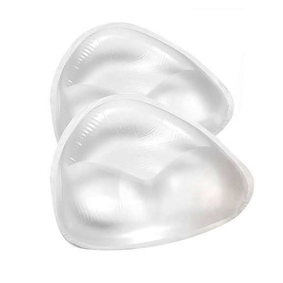 Beauos Clearance Silicone Breast Inserts Enhancers Bra Inserts a to C Cup for Swim, Beauty Gadgets Clearance Sale, 2Pcs Cute Triangle Silicone Inserts