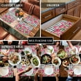 thumbnail image 5 of Spring Pink Tulips Placemats Set of 6 Washable Table Mats for Kitchen Dining Table, Heat-Resistant Cotton Linen Place Mats for Indoor Outdoor Parties Holiday Decoration, Buffalo Plaid Black White, 5 of 6