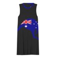 thumbnail image 3 of Australian Kangaroo Flag Spring Summer Dresses for Women Fashion T-shirt Dress Casual Sleeveless Loose Sundress with Pockets, 3 of 5
