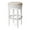 Cream, variant on Maven Lane Pullman Backless Bar Stool in White Oak Finish w/ Natural Color Fabric Upholstery