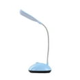 thumbnail image 2 of SeekLGT Gooseneck Desk Lamp Small Table Reading Lamp Flexible Eye-Friendly Portable Night Light for Study Dorm Bedroom Office, Battery Powered, Compact Design, 2 of 4