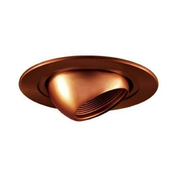 Jesco Lighting TM405AB Aperture Low Voltage Trim with adjustable eyeball Antique bronze finish 4 in.