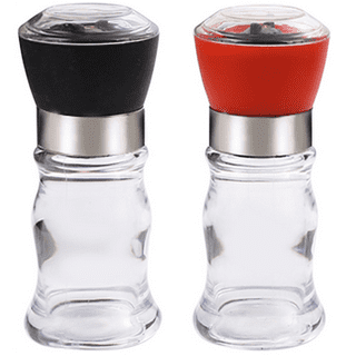  KITEXPERT Pepper Grinder - Chunky Glass Salt Grinder - Upgraded  Grinding Precision Pepper Mill Grinder - Large Capacity: Home & Kitchen