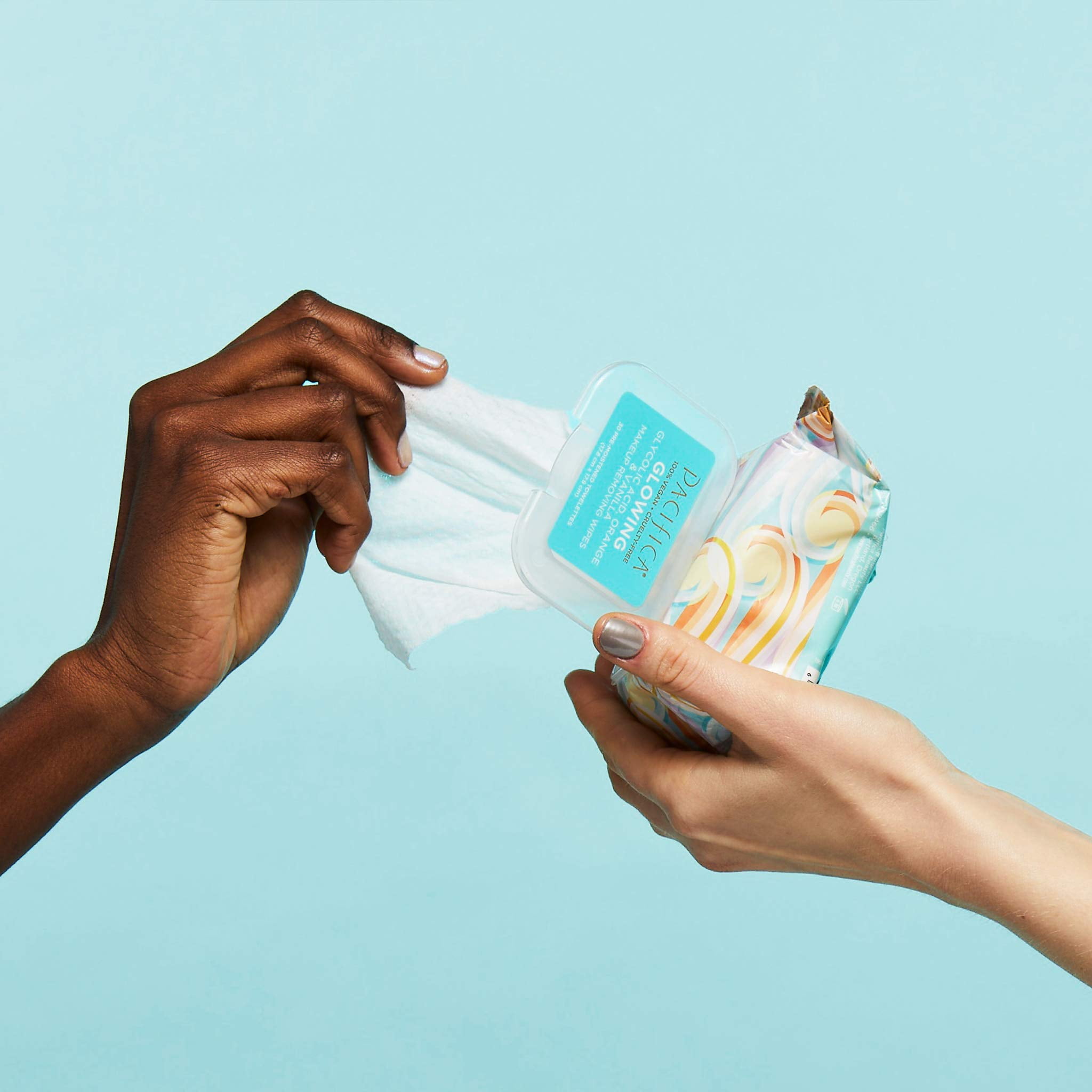 Pacifica - Lingettes démaquillantes illuminatrices - 30 pièces