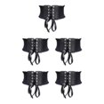 thumbnail image 1 of Decodeary Ceinture Large pour Femmes sous-Poitrine Cosplay Nœud Papillon Taille Haute Extensible Noir Type A 5Set, 1 of 6
