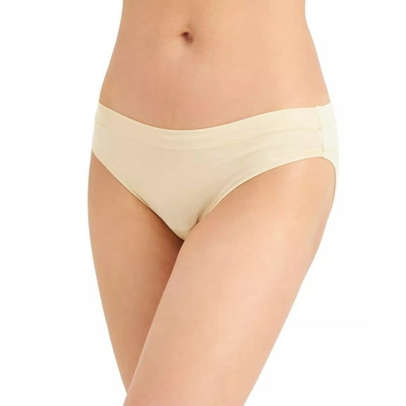 Alfani Women's Ultra Soft Medium Coverage Bikini Underwear, Creamy Ivory Small