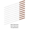 thumbnail image 4 of Monstrate 8 piezas de pinchos para barbacoa mango de resistente al calor antideslizante reemplazo antioxidante lavable Picnic carne Cocina y Comedor 40cmx10mmx2mm, 4 of 6