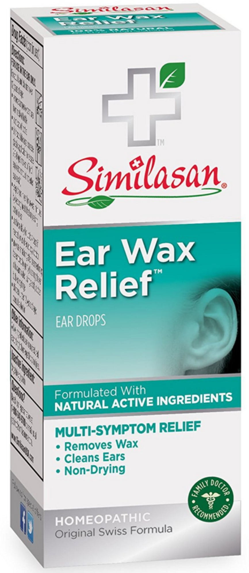 Similasan Ear Wax Relief Ear Drops 0.33 oz (Pack of 3) 