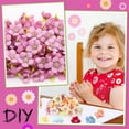 thumbnail image 4 of Artificial Silk Flowers Head Decor DIY Flower Decoration for Home Wedding Party Car Decoration Flowers 100pcs 2.5cmStyle:Style 3;, 4 of 5