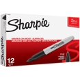 thumbnail image 1 of Sharpie 33001 Marqueurs Super Permanents, 12 Marqueurs Noirs, 1 of 4