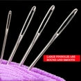 Needle Threader Kit, 2024 Upgrade 30pcs Large Eye Stitching Needles 3