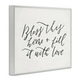 thumbnail image 3 of Stupell Industries Bless This Home with Love Family Motivational Phrase,14 x 11, Design by Loni Harris, 3 of 5
