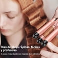 thumbnail image 4 of Plancha Rizadora De Cerámica Profesional BLOSOOM 5 En 1 Rosa con Negro, 4 of 5