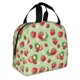 thumbnail image 2 of Balery Strawberry Floral Bolsa de Almuerzo Aislada – Caja de Almuerzo con Papel de Aluminio Grueso, Mantiene la Comida Fresca por 4 Horas, 2 of 8
