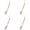 Beige 4PCS, variant on Natural Exfoliating Loofah Luffa Loofa Bath Brush On A Stick Loofah Sponge With Long Wooden Handle Back Brush For Men & Women Dead Skin