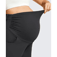 thumbnail image 5 of G4Free ShiftReady Maternity Work Shorts with Pockets Over The Belly Pregnancy Summer Office Clothes, 5 of 8