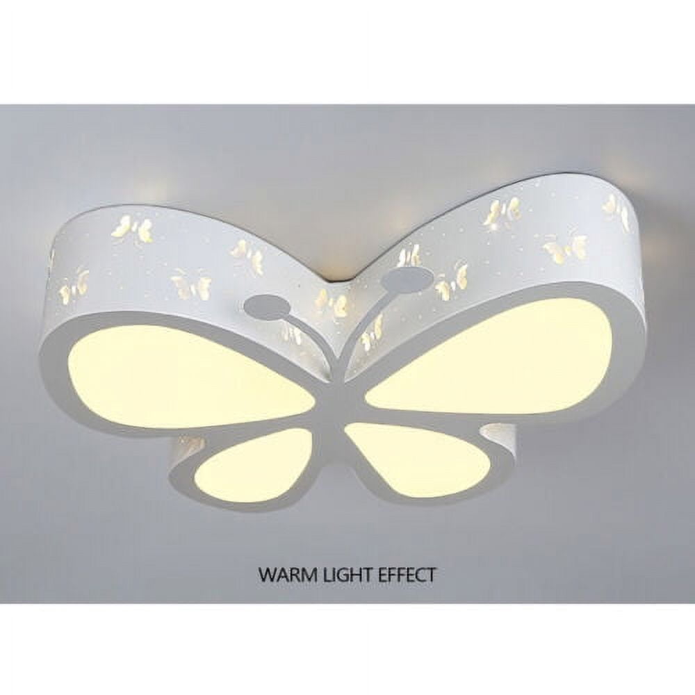 Kid's Room Ceiling Light Butterfly LED Chandelier Lamp Pendant Light Fixture