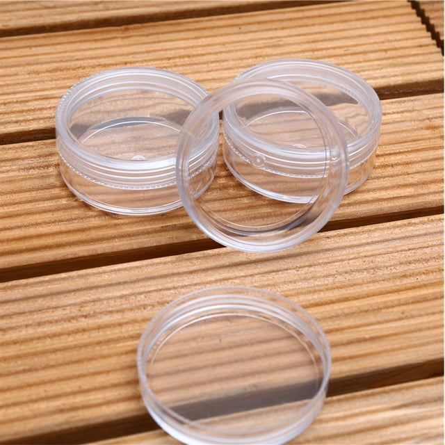 unbranded 10Ud Organizador Plástico Transparente Para Compacto Y Portátil