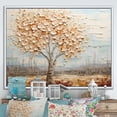 thumbnail image 2 of Designart "Minimalist Elegance American Basswood III" Oversized Landscapes Framed Wall Art - Country White Tree Hallway Framed Wall Art Decor, 2 of 7