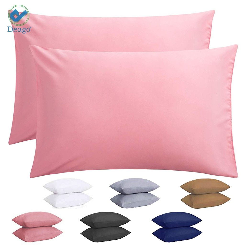 Deago Ultra Soft Microfiber Pillowcases for Hair and Skin with Envelope