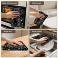 thumbnail image 5 of 6 Pcs Funny Kitchen Towels,Halloween Black and White Spider Webs and Spiders Microfiber Dish Towels,Kitchen Tea Towels,Kitchen Towel Set (18" X 26"), 5 of 7