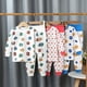thumbnail image 2 of Conjuntos de pijamas de Navidad para niños, 4, 6, 8 y 10 años, ropa interior térmica de algodón para invierno, 2 of 4