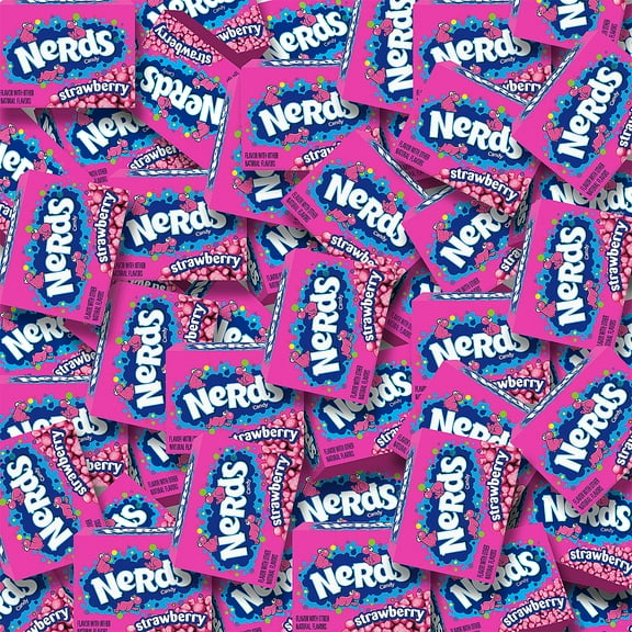 37.6 Lb. Bulk 1134 pieces Strawberry Nerds Mini Size Candy Boxes