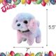 thumbnail image 5 of Walking Puppy Stuffed Animal Interactive Rainbow Dog Barking Tail Wagging Head Nodding Educational Plush Toy Easter Christmas, 7, 5 of 5