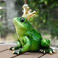 thumbnail image 6 of yotijay Statues Figurines Art, Lovely Frog Sitting Sculpture, Resin Statue, 6 of 9