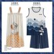thumbnail image 1 of 2023 verano nuevo estilo algodón pareja pijamas Doraemon impresión camisola camisola camisola, 1 of 4