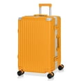 thumbnail image 6 of Kepane 24 Inch Luggage, Aluminium Frame, PC ABS Hard Shell, Suitcases with Wheels, TSA Lock, No Zipper, Orange, 6 of 8