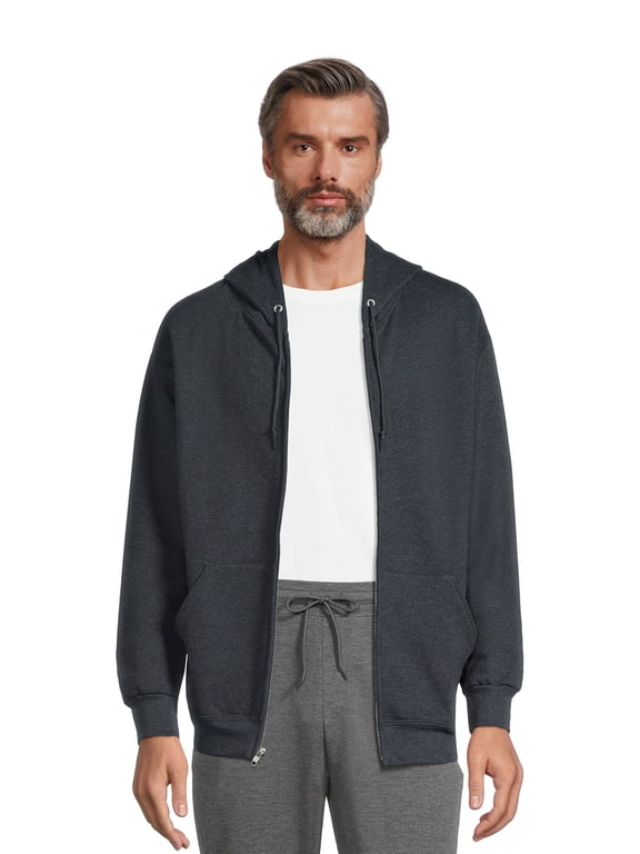 Men's Fleece Full Zip Hoodie Jacket
