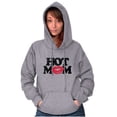 thumbnail image 3 of Hot Mom Funny Best Cool Mothers Day Women Plus Size Graphic Pullover Hoodie Brisco Brands 3X, 3 of 5