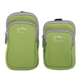 thumbnail image 3 of Funda y estuche Con gancho perfecl para cinturón neopreno Verde Con cremalleras grises, 3 of 8