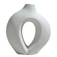thumbnail image 1 of Florero de cerámica blanca Jarrones Oficina Decoración K Gloria Florero moderno abstracto, 1 of 9